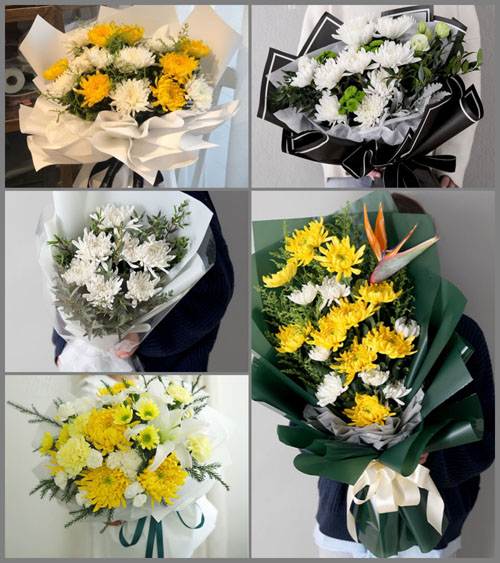 上海奉贤区南桥镇南渡村白事花束代送